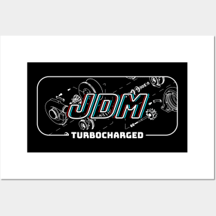 JDM Turbocharged Posters and Art